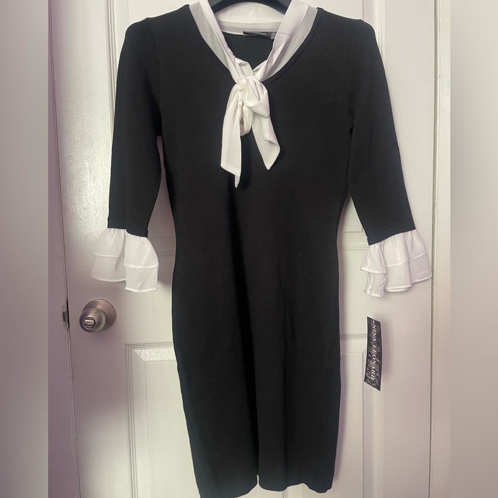 Black/White  dress